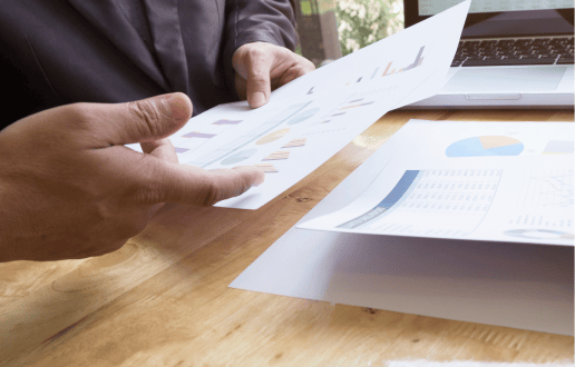 Revisión de informes financieros y balances institucionales