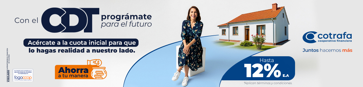 CDT prográmate para el Futuro Cotrafa